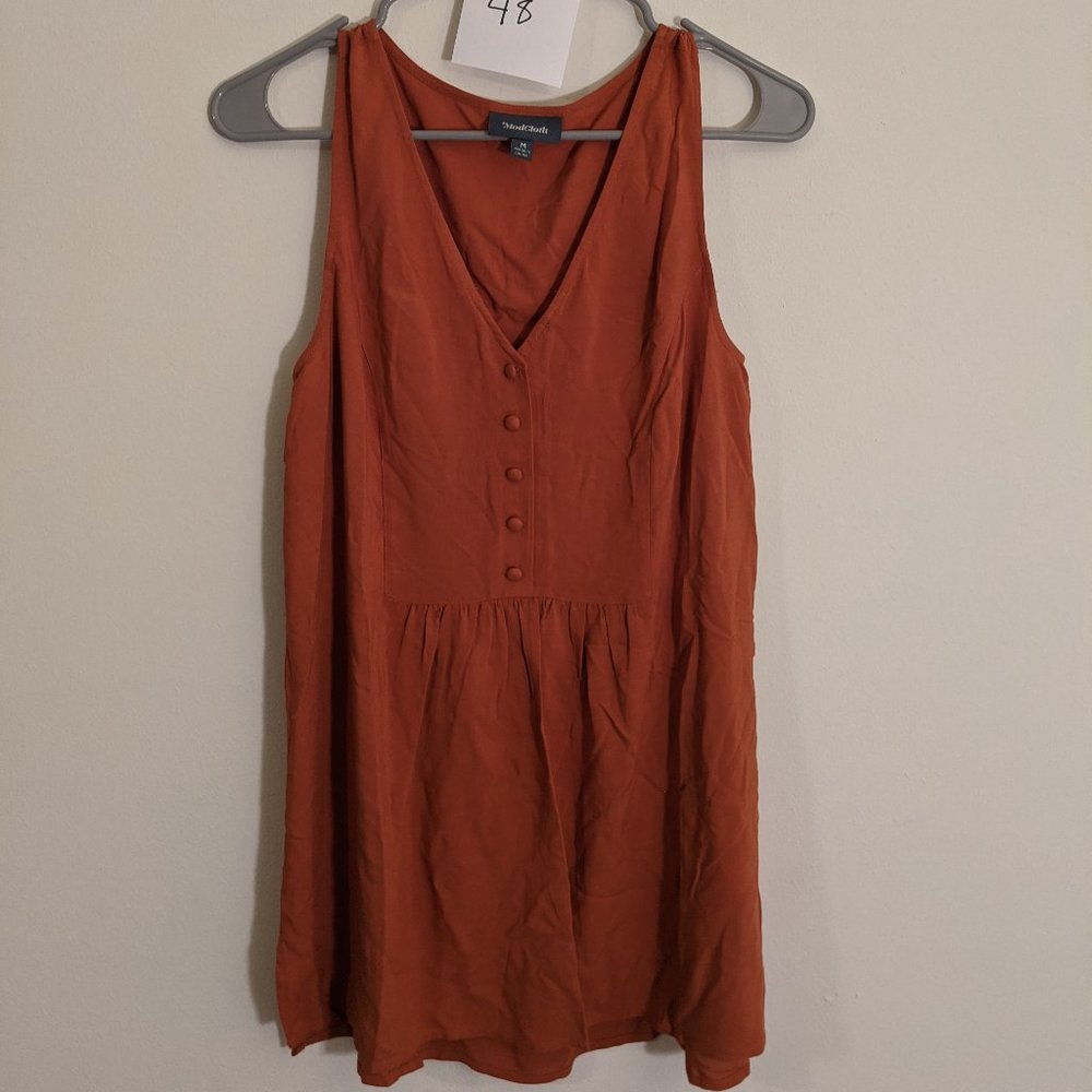 3/$25 Burnt Orange tank top
